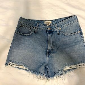 Madewell The Perfect Denim Shorts Size 31
